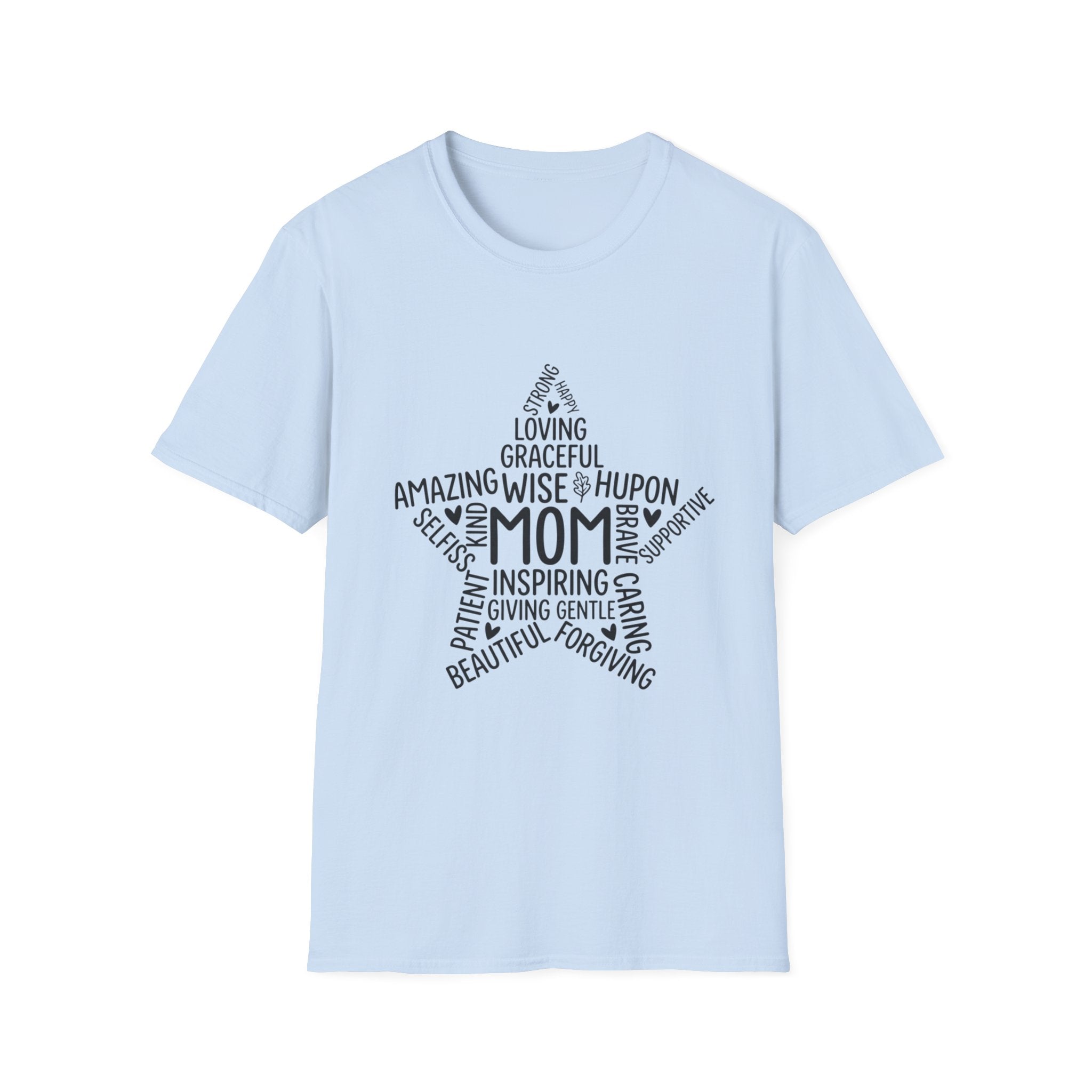 Mom Word Cloud Star T-Shirt — Inspirational Mother’s Day Shirt