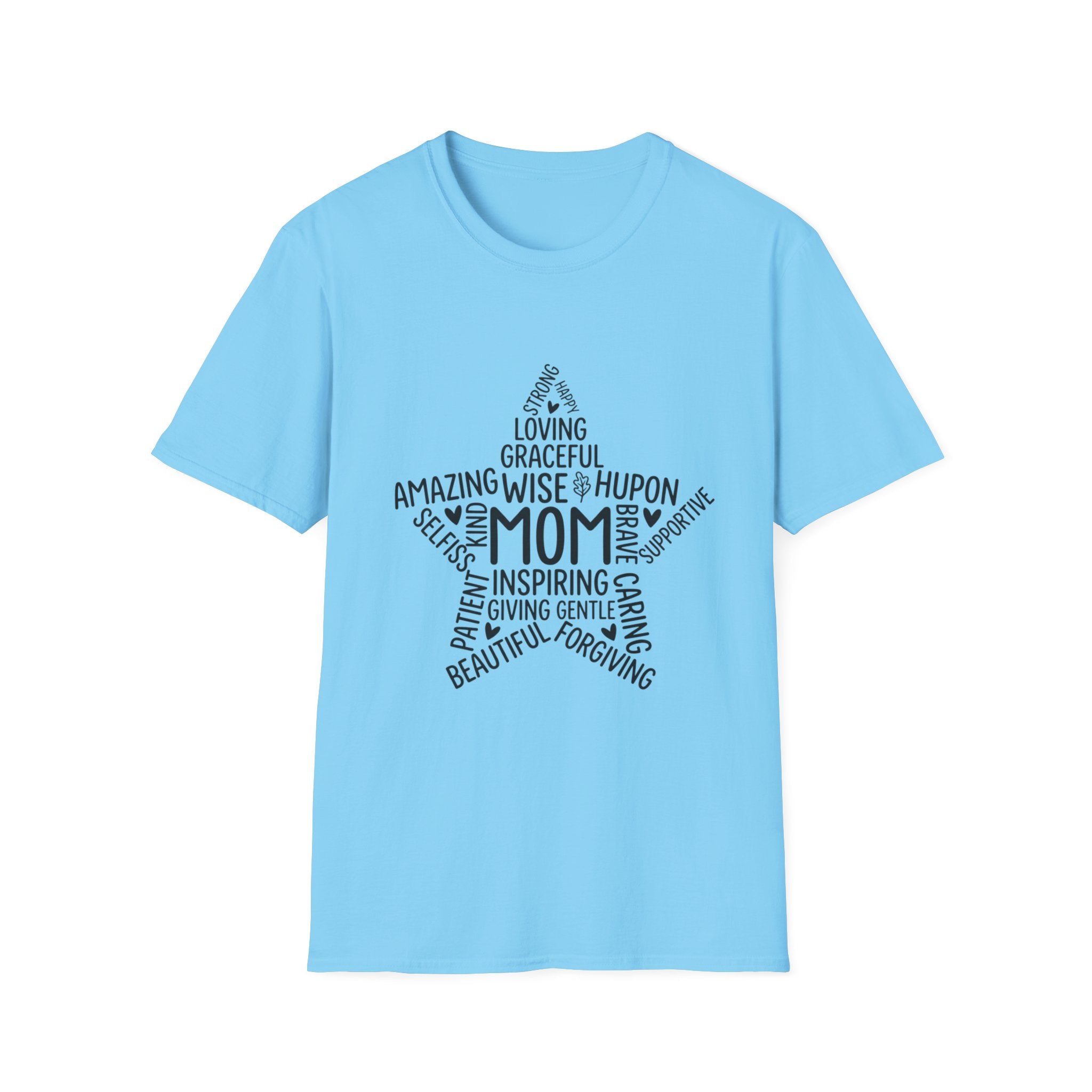 Mom Word Cloud Star T-Shirt — Inspirational Mother’s Day Shirt