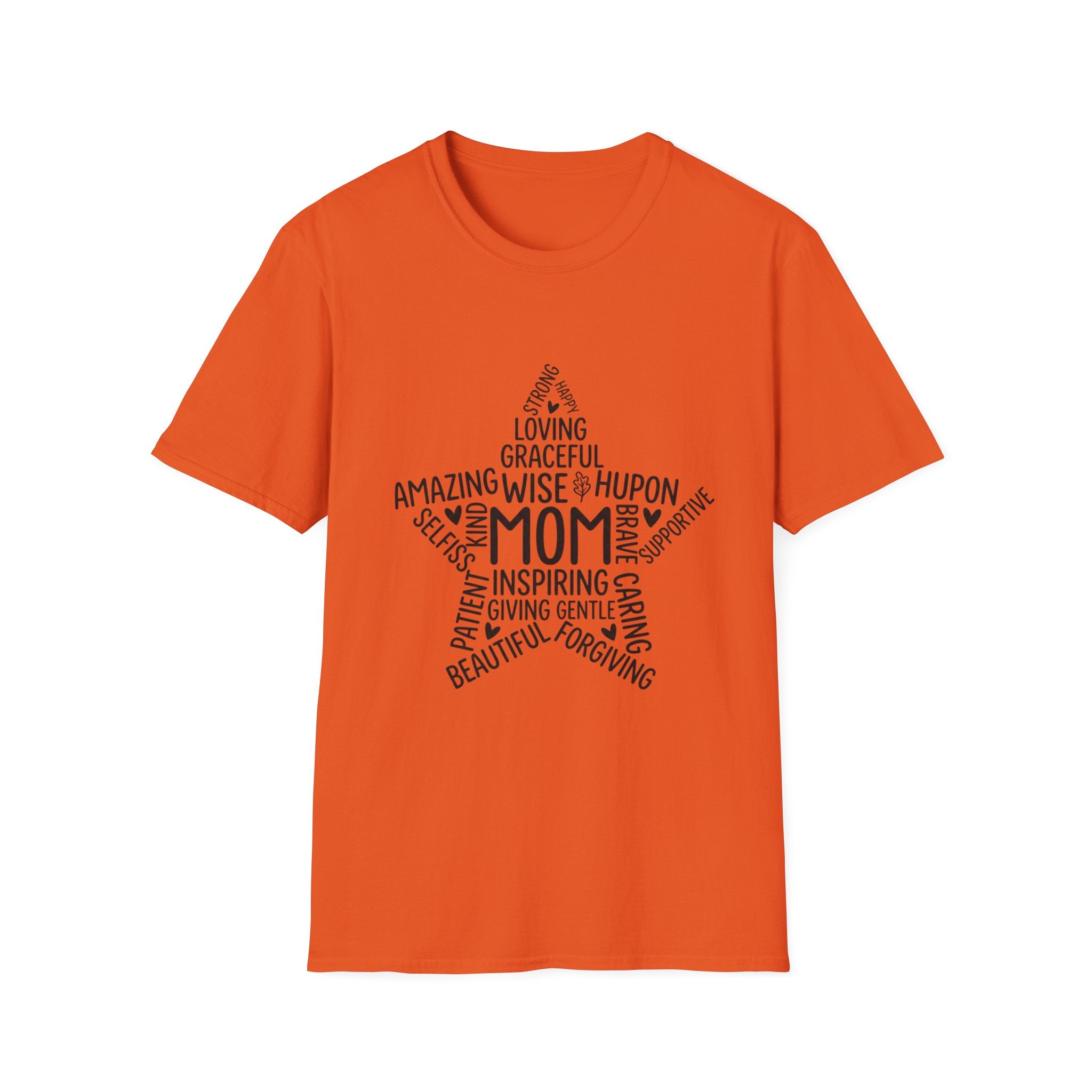 Mom Word Cloud Star T-Shirt — Inspirational Mother’s Day Shirt
